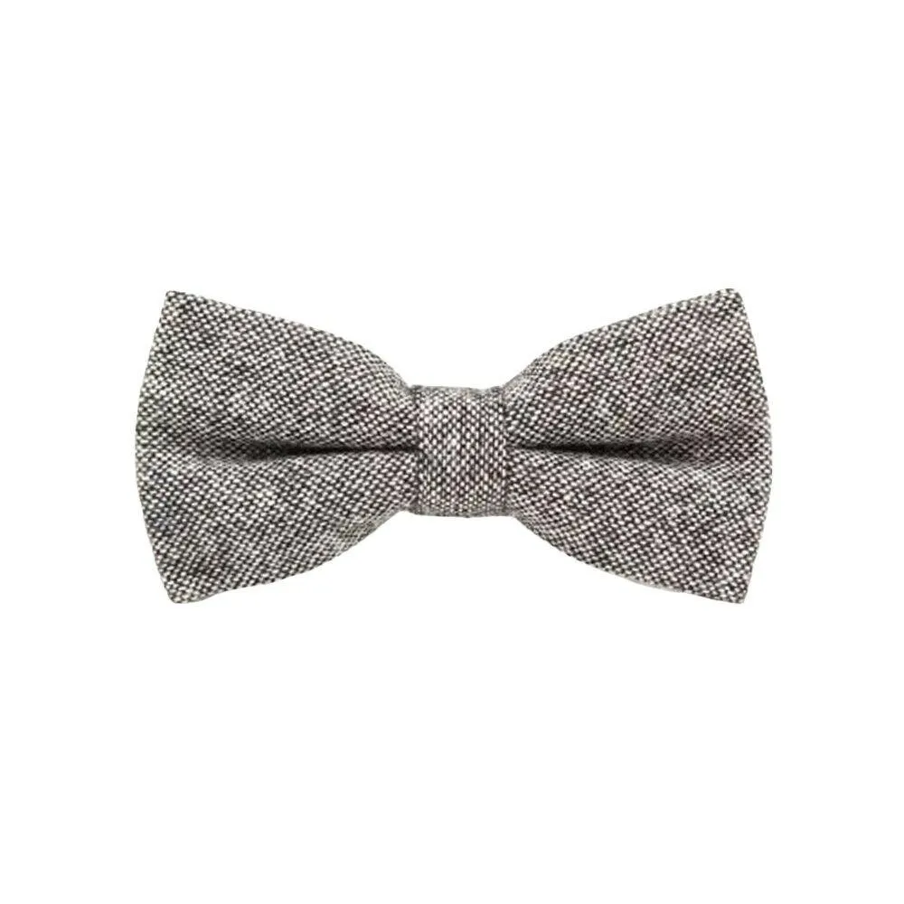 Retro Wool Bow Tie Pre-Tied