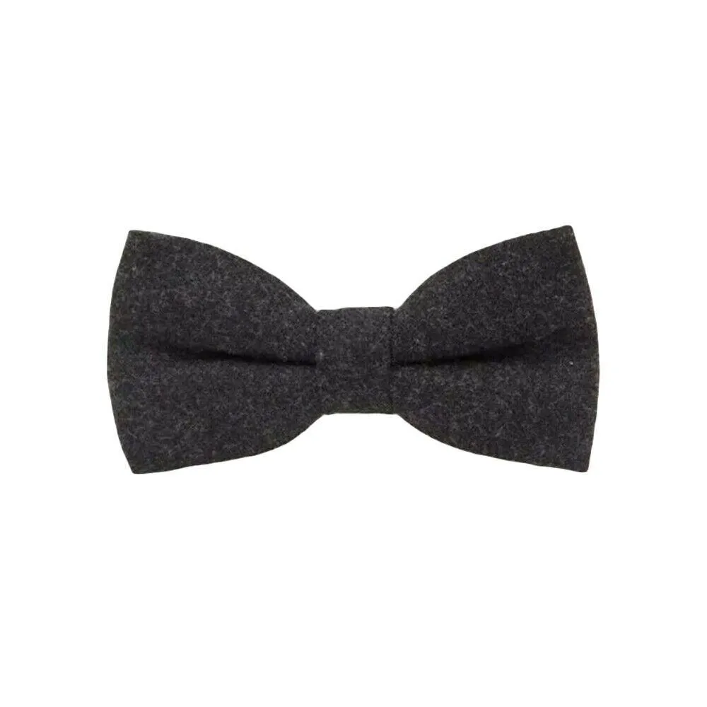Retro Wool Bow Tie Pre-Tied
