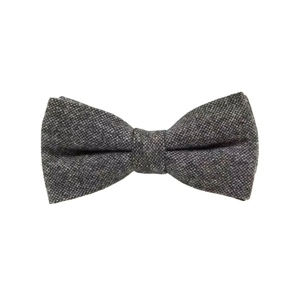 Retro Wool Bow Tie Pre-Tied