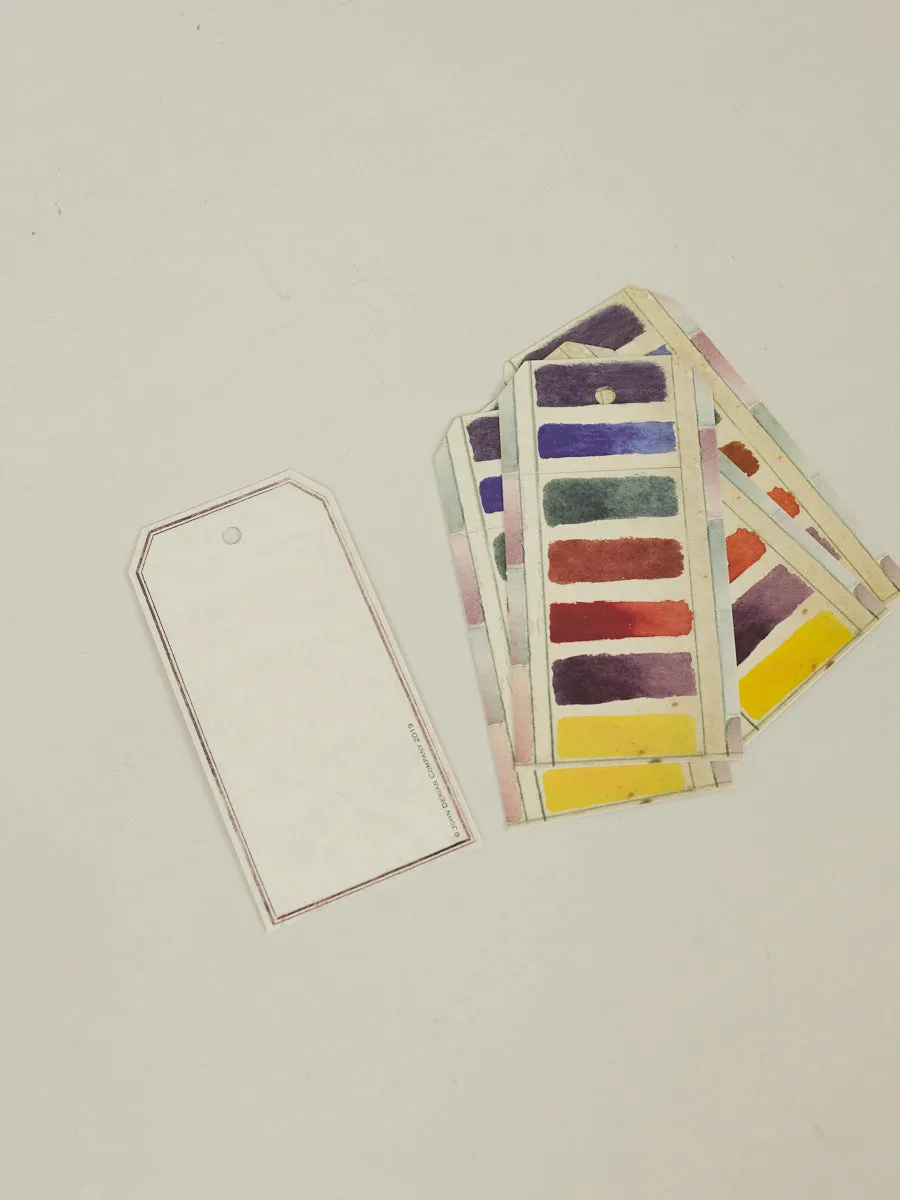Set of 5 Gift Tags - Colour Key