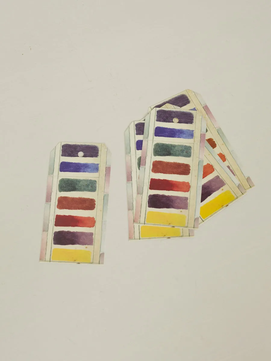 Set of 5 Gift Tags - Colour Key