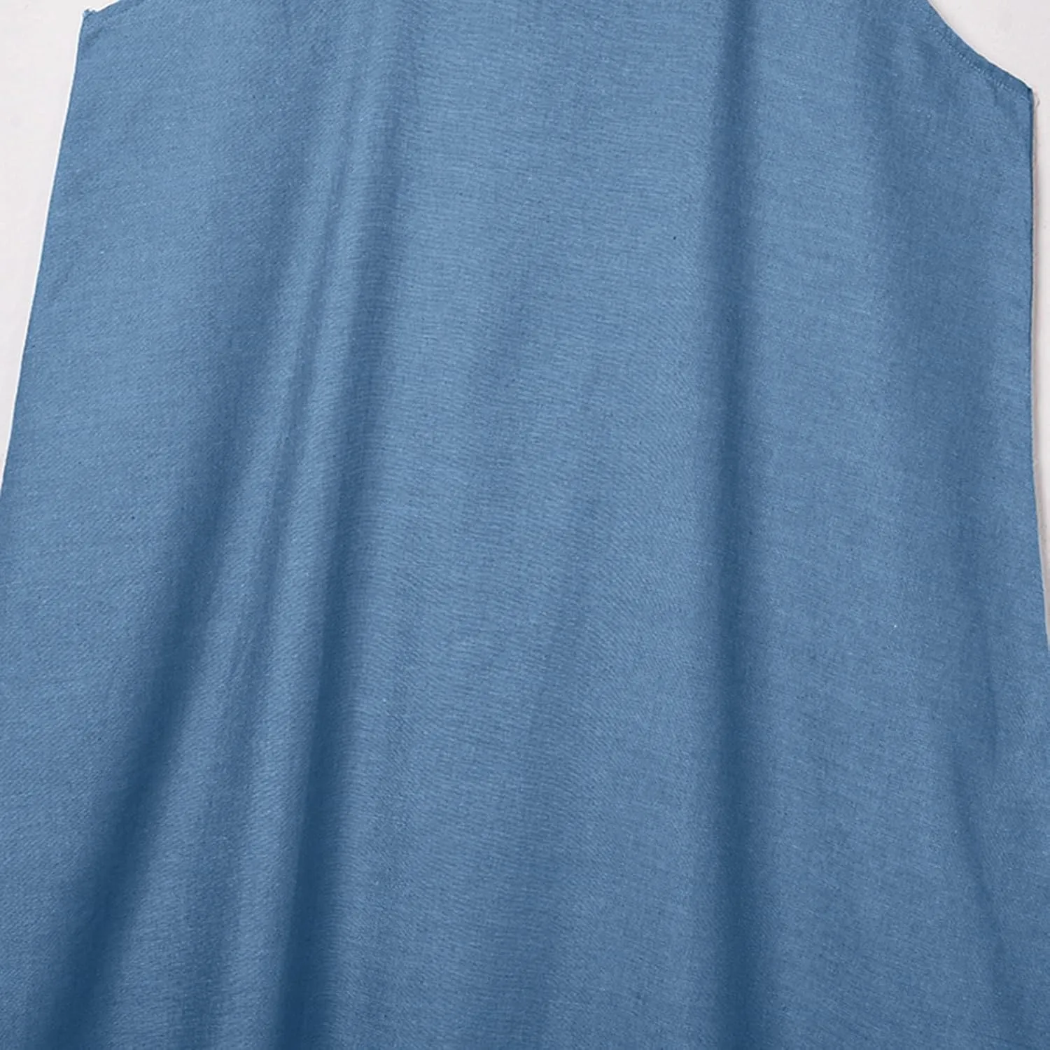 Summer Dresses for Women Casual Maxi Long Halter Neck Denim Sundress Casual Sleeveless Tank Dress Beach Coverup