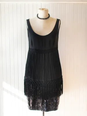 Vintage Moschino Fringe Blouse Small