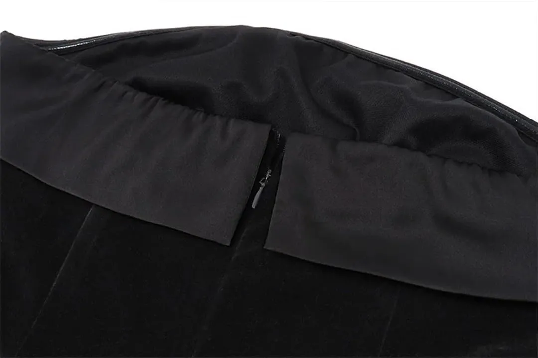 Women Strapless Sleeveless High Waist Temperament Dress Female Solid Slimming Mini Dresses