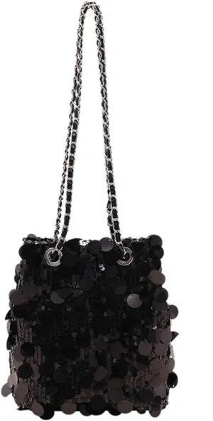 Womens Shoulder Bag Sequin Purse Crystal Clutch Evening Bag Sparkle Purse Mob Wife Aesthetic